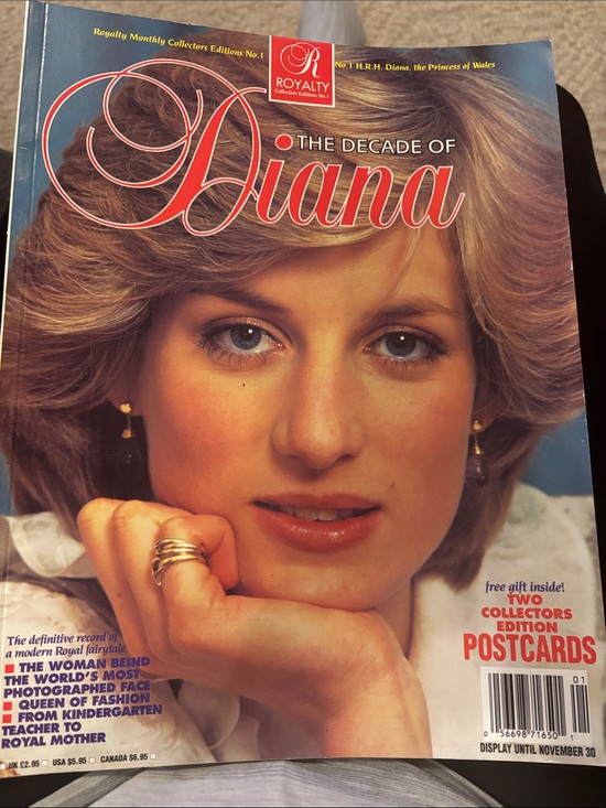 Royalty (Decade id Diana) Other - Royalty For Me 'The Decade of Diana' Collector Magazine - Blue Cover